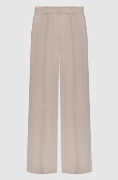 Бежевые брюки из льна RUMY