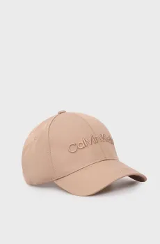 Мужская бежевая кепка EMBROIDERY Бежевый ONESIZE Calvin Klein K50K505737