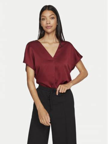 Vila Блузка Elliette 14089239 Бордовий Regular Fit Vila Блузка Elliette 14089239 Бордовий Regular Fit