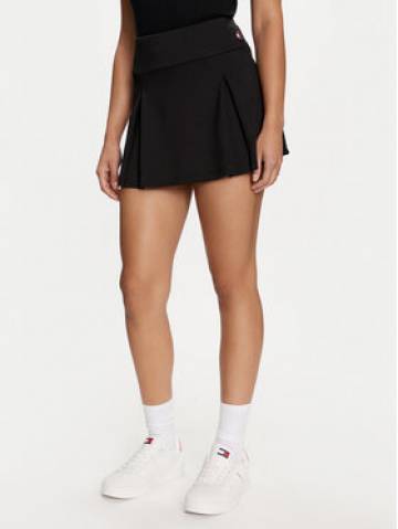 Tommy Jeans Cпідниця-міні Tjw Box Pleat Jersey DW0DW18489 Чорний Regular Fit Tommy Jeans Cпідниця-міні Tjw Box Pleat Jersey DW0DW18489 Чорний Regular Fit