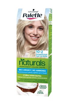 Безаммиачная краска для волос Palette Naturals Permanent Color Creme, 10-2 Холодный блондин, 110 мл