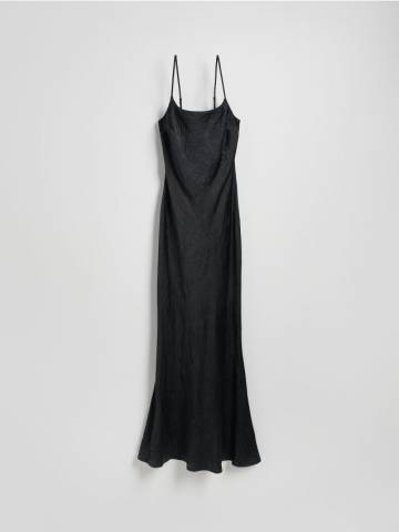 Reserved - LADIES` DRESS - чорний - 004BX-99X Reserved - LADIES` DRESS - чорний - 004BX-99X