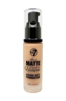 Матирующий тональный крем для лица W7 Matte Made In Heaven Foundation Natural Beige, 30 мл