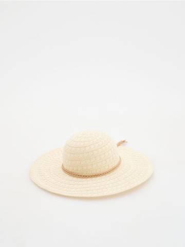 Reserved - LADIES` HAT - нюдовий - 708CO-02X Reserved - LADIES` HAT - нюдовий - 708CO-02X