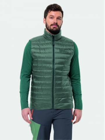 Jack Wolfskin Жилет Pilvi 1207711 Зелений Regular Fit Jack Wolfskin Жилет Pilvi 1207711 Зелений Regular Fit