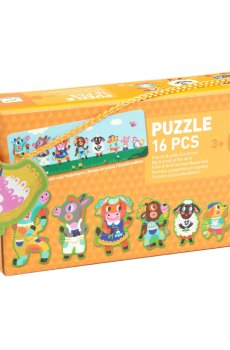 Пазл DJECO Дуо Великі та малі на фермі (DJ08266)