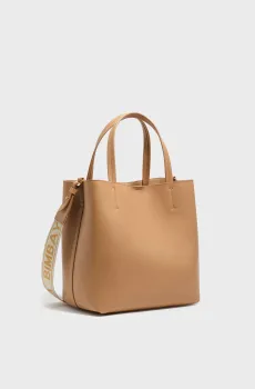 Женская бежевая кожаная сумка Бежевый ONESIZE Bimba Y Lola 261BBAJ4X.10628