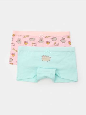 Боксери, 2 пари Pusheen the Cat - різнобарвний Боксери, 2 пари Pusheen the Cat - різнобарвний