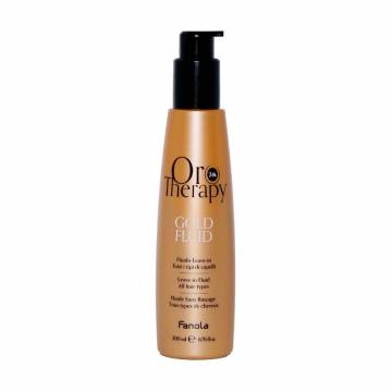 Несмываемый флюид Fanola Oro Therapy 24K Gold Fluid для всех типов волос, 200 мл Несмываемый флюид Fanola Oro Therapy 24K Gold Fluid для всех типов волос, 200 мл