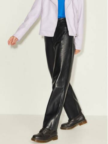 JJXX Шкіряні штани 12204722 Чорний Straight Fit JJXX Шкіряні штани 12204722 Чорний Straight Fit
