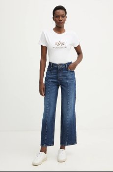 Хлопковая футболка Alpha Industries Basic BL Mirror Leo W