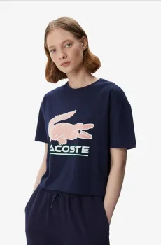 Женская синяя футболка Синий 40 Lacoste TF240404L