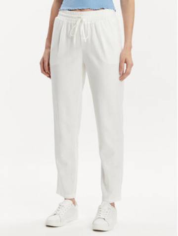 Vero Moda Штани з тканини Jesmilo 10279691 Білий Regular Fit Vero Moda Штани з тканини Jesmilo 10279691 Білий Regular Fit