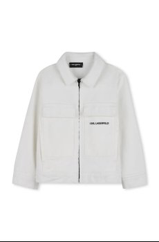 Детская хлопковая куртка Karl Lagerfeld