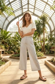 Футболка з короткими рукавами - кремовий