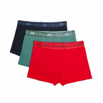 Cropp - Боксери basic, 3 пари - темно-синій
