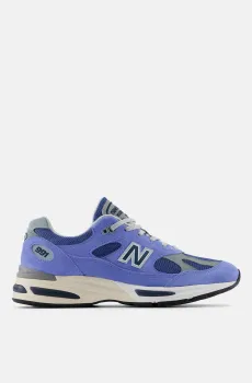 Фиолетовые замшевые кроссовки 991v2 Made in UK Фиолетовый 7.5 New Balance U991WB2