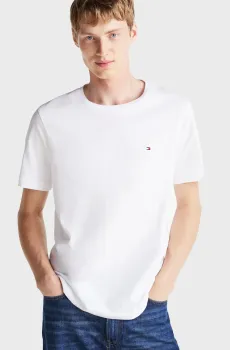 Мужская белая футболка ESSENTIAL REG FIT SOLID TEE Белый L Tommy Hilfiger MW0MW37267