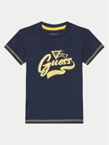 Guess Футболка N4YI27 K8HM4 Cиній Regular Fit Guess Футболка N4YI27 K8HM4 Cиній Regular Fit
