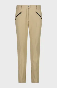 Женские бежевые брюки LONG PANT SOFTSHELL Бежевый 40 CMP 3A11266-A435