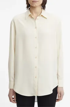 Женская белая блуза Белый 36 Calvin Klein K20K203498