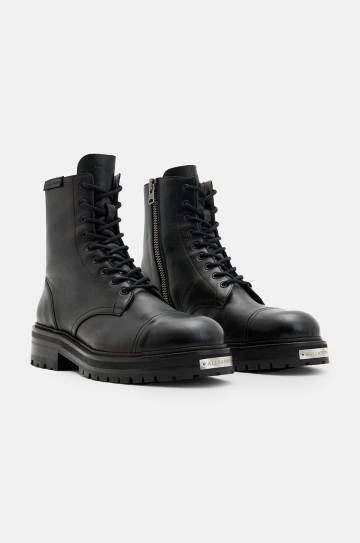 Кожаные ботинки AllSaints Hank Boot мужские цвет чёрный M004FB Кожаные ботинки AllSaints Hank Boot мужские цвет чёрный M004FB
