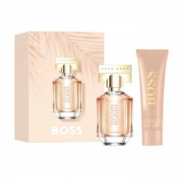 Парфюмированный женский набор Hugo Boss Boss The Scent For Her (парфюмированная вода, 30 мл + лосьон для тела, 50 мл) Парфюмированный женский набор Hugo Boss Boss The Scent For Her (парфюмированная вода, 30 мл + лосьон для тела, 50 мл)