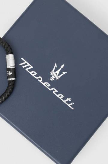 Кожаный браслет Maserati мужской JM222AVE07 Кожаный браслет Maserati мужской JM222AVE07