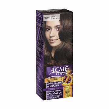 Стойкая крем-краска для волос Acme Color Permanent Cream-Hair Dye 3/73 Dark Chestnut, 115 мл Стойкая крем-краска для волос Acme Color Permanent Cream-Hair Dye 3/73 Dark Chestnut, 115 мл