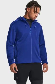 Мужская синяя ветровка UA ESSENTIAL SWACKET Синий XL Under Armour 1378824-400