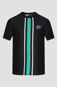 Мужская черная футболка Черный M Karl Lagerfeld 541202.755080;510