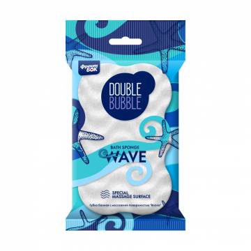 Банная губка Фрекен Бок Double Bubble Wave с массажной поверхностью Банная губка Фрекен Бок Double Bubble Wave с массажной поверхностью