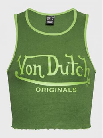 Von Dutch Топ Ashley 6 231 047 Зелений Slim Fit Von Dutch Топ Ashley 6 231 047 Зелений Slim Fit