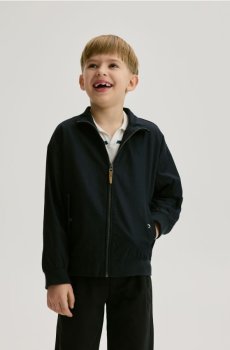 Reserved - Куртка з коміром-стійкою - темно-синій - 234IM-59X