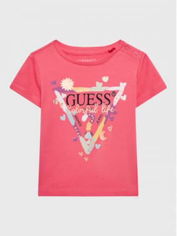 Guess Футболка A3GI00 K6YW3 Рожевий Regular Fit Guess Футболка A3GI00 K6YW3 Рожевий Regular Fit