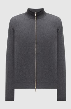 Серый кардиган