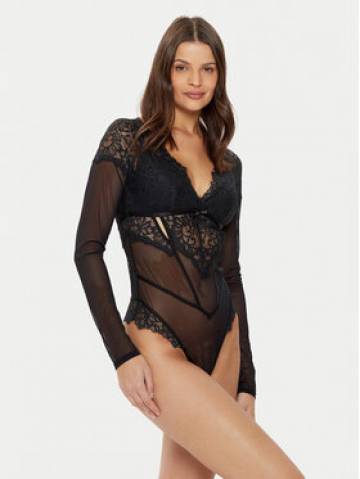 Hunkemöller Боді Astrid 206245 Чорний Hunkemöller Боді Astrid 206245 Чорний