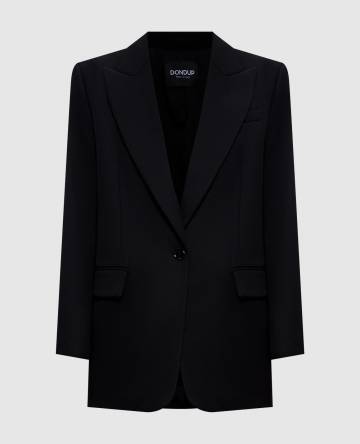 Черный жакет из шерсти Черный жакет из шерсти