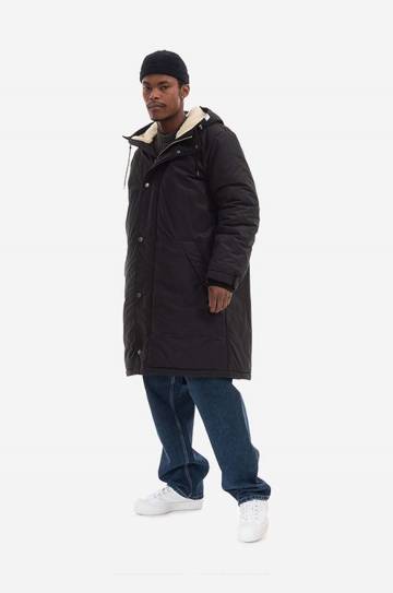 Куртка A.P.C. Parka Hector мужская цвет чёрный переходная COEZV.H30179-MILITARYKH Куртка A.P.C. Parka Hector мужская цвет чёрный переходная COEZV.H30179-MILITARYKH