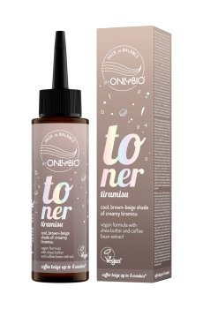 Тонер для волос OnlyBio Hair in Balance Toner, Tiramisu, 100 мл