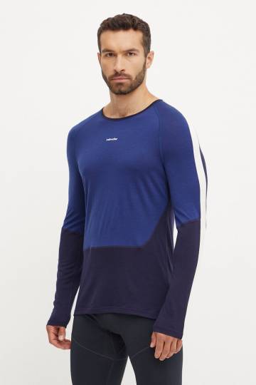 Функциональный лонгслив Icebreaker Merino 200 Sonebula цвет синий IB0A56QH0901 Функциональный лонгслив Icebreaker Merino 200 Sonebula цвет синий IB0A56QH0901