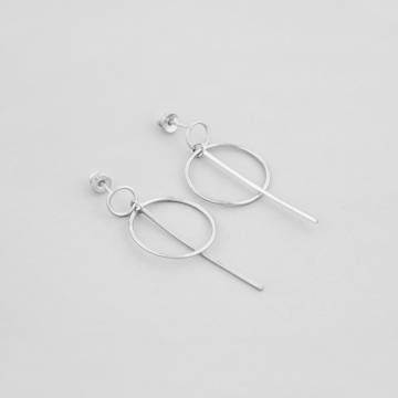 Серебряные серьги Minimal 1744 Серебряные серьги Minimal 1744