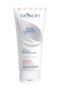 Вечерний отбеливающий крем для лица Биокон Белоснежка, Сияющая кожа, 60 мл