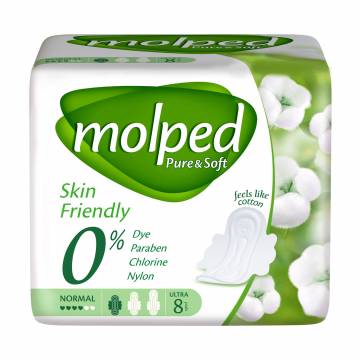 Гигиенические прокладки Molped Pure & Soft Normal, 8 шт