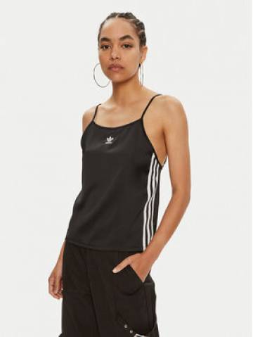adidas Топ adicolor 3-Stripes IU2417 Чорний Regular Fit adidas Топ adicolor 3-Stripes IU2417 Чорний Regular Fit