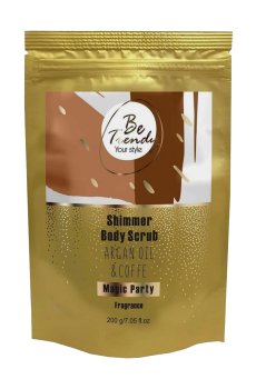 Уценка! Шиммер-скраб для тела Be Trendy Shimmer Scrub Magic Party, 200 г (сухой)