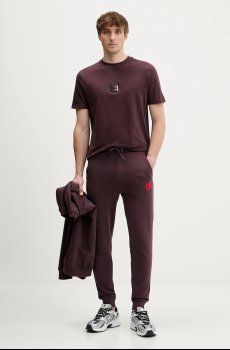 Хлопковая футболка HUGO Danotie