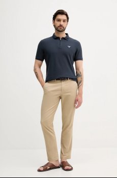 Хлопковое поло Barbour WADWORTH