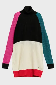 Женский шерстяной свитер Разноцветный S Karl Lagerfeld 236W2008