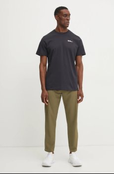 Хлопковая футболка Jack Wolfskin Essential